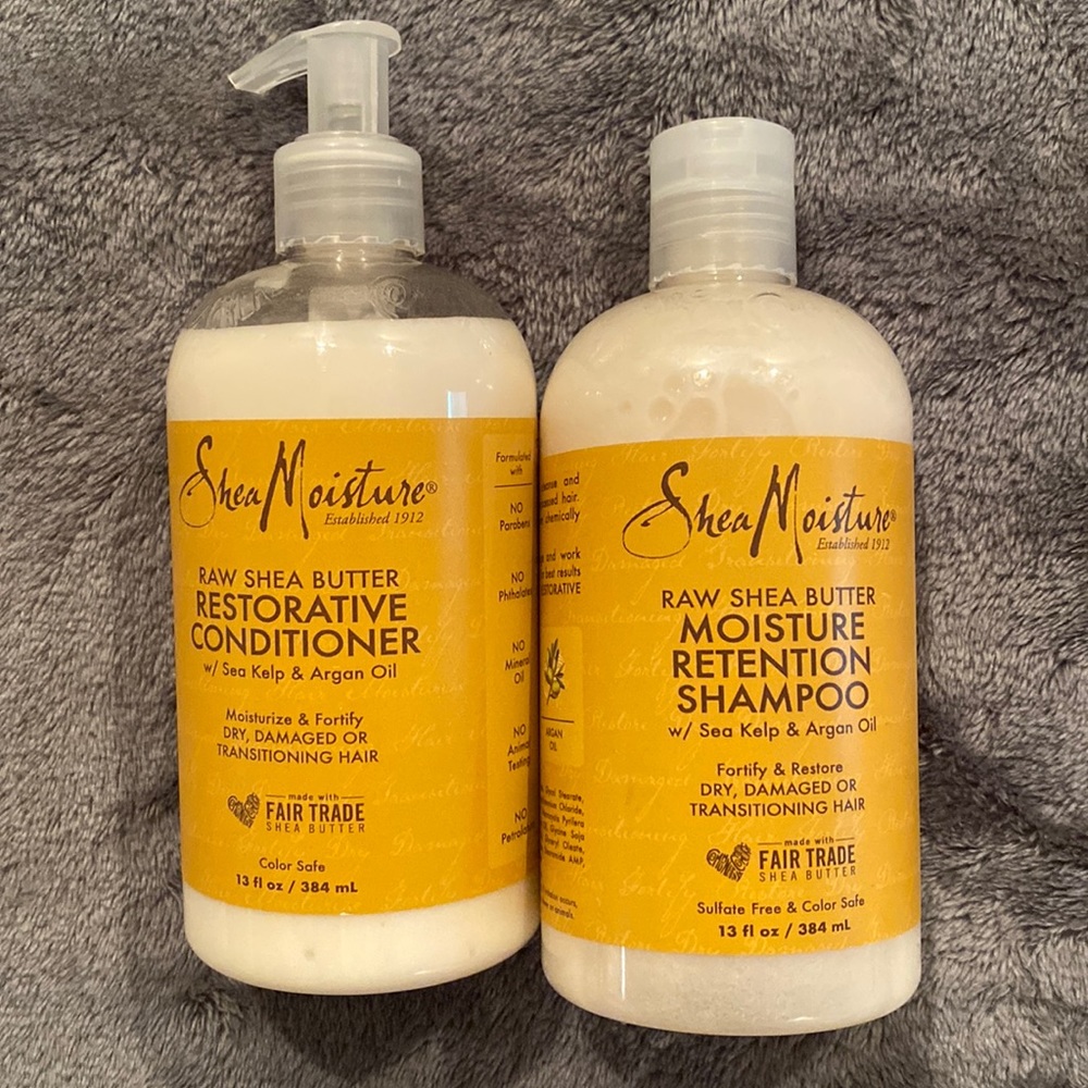 Shea moisture shampoo and conditioner set